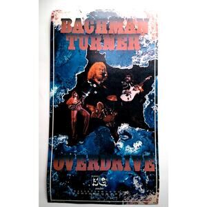 Bachmen Turner Overdrive Wall Poster 1975 Classic Rock Music UNUSED 22" Orig BTO